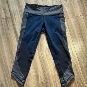 lululemon athletica Navy and Black Leggings